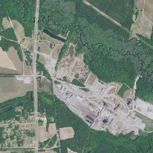 Two trucks collide at steel mill entrance