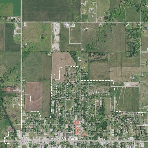 Single-car crash on Highway 90 near Stratford