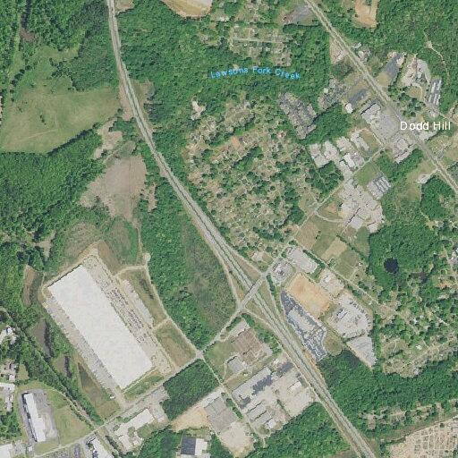 Trash fire reported on John Dodd Road