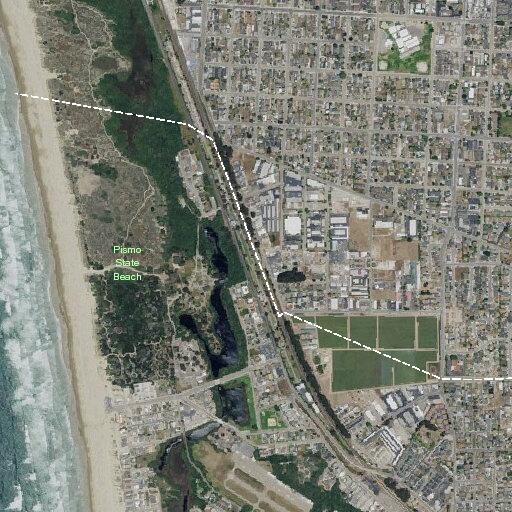 Female injured leg in fall near Laguna Drive, Oceano
