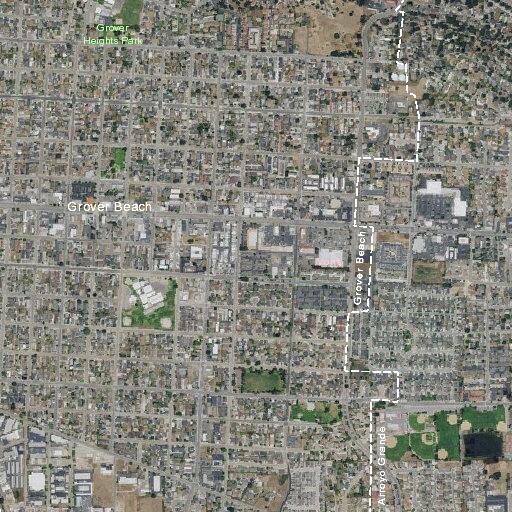 Elderly woman with facial cuts near Grover Beach