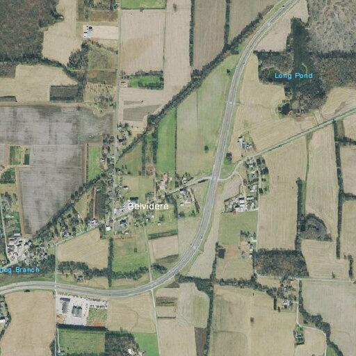 Vehicle off road into cornfield near US 64