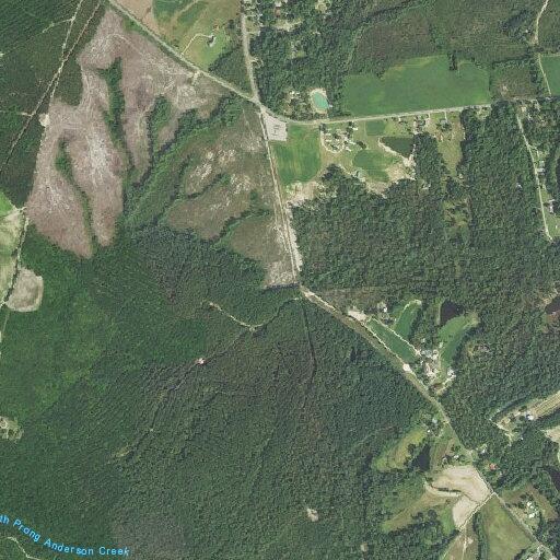 Large woods fire on Bill Shaw Road