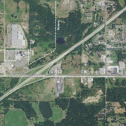 Traffic stop at Pilot Travel Center in Roland