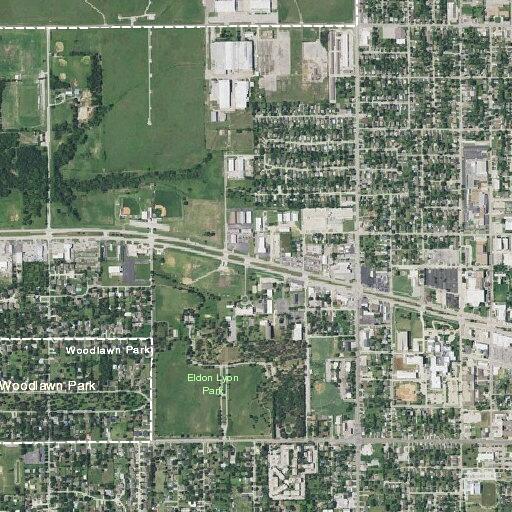 Two vehicles collide near Northwest Expressway