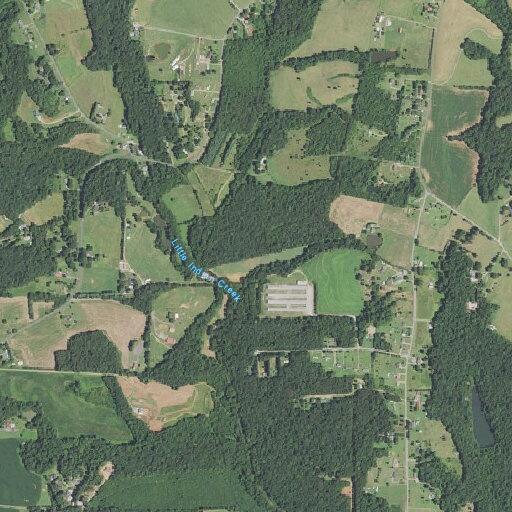 Downed trees blocking road on Cranberry Trail