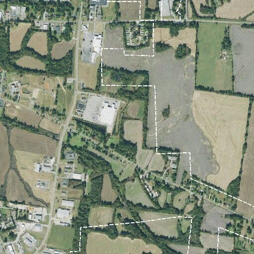 Commercial vehicle in ditch near Mercer Road
