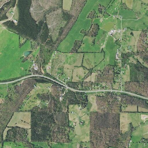 Vehicle overturns in creek on Highway 68