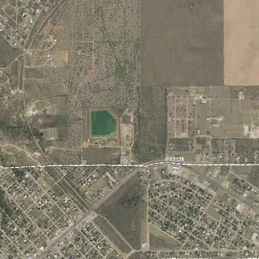 Traffic stop on East Broadway in Fritch