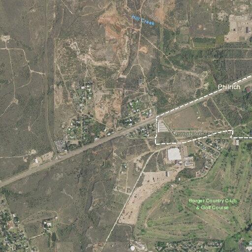Single-car crash with injured driver near Linwood in Borger