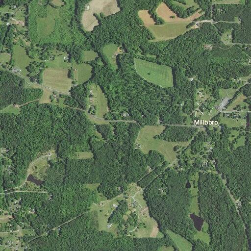 Brush fire and tree on power line in Franklinville