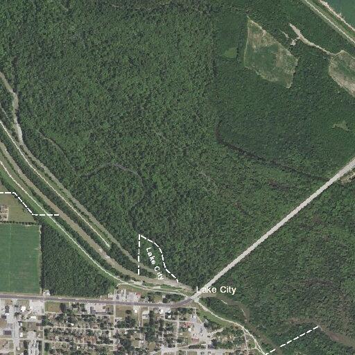 Grass fire reported on levee in Lake City