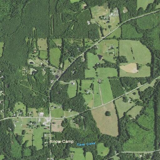 Person reported with back pain at Snow Camp Road