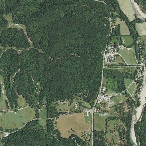 Single-vehicle crash into guardrail blocks roadway