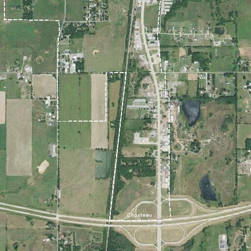 Officer transports woman and boy to Chouteau store