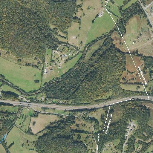 Blue truck blocking lane on New Middleton Highway