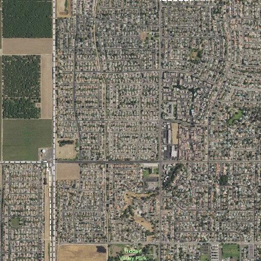 Traffic check on vehicles in Hanford neighborhood