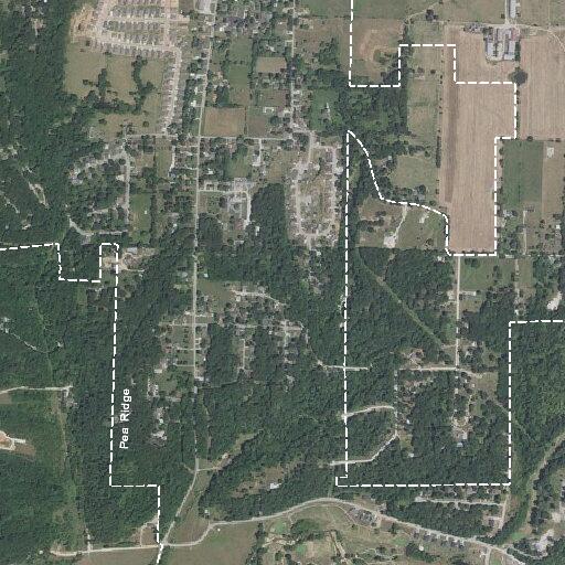 Minor rear-end crash near Conrad Street in Pea Ridge