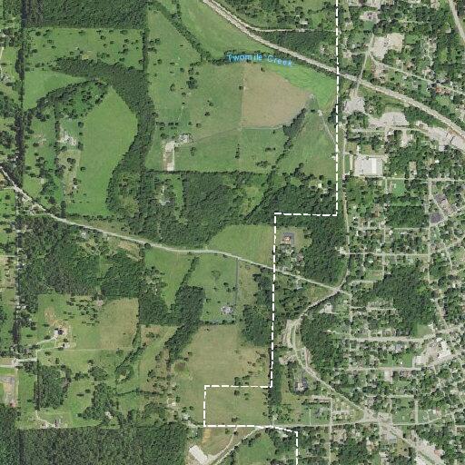 Deputy checks county road after vehicle hits animal