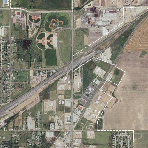 Semi truck tire and brakes on fire on Highway 54