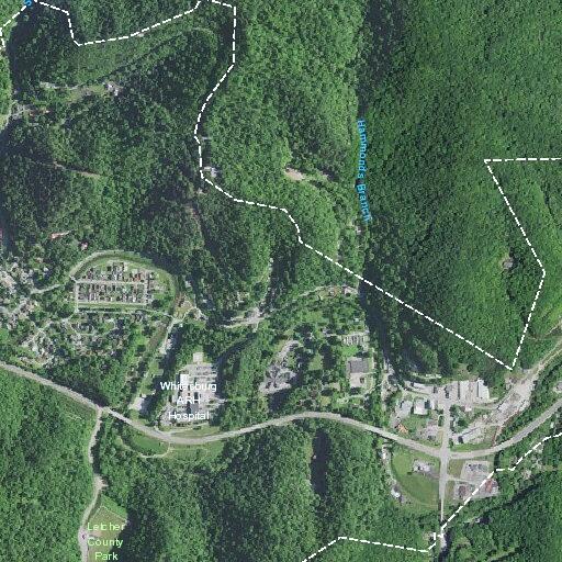 Wrecked vehicle found off road near hospital