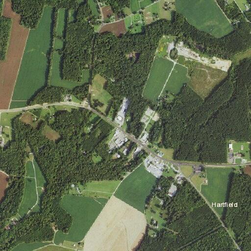 Small field fire near Hartfield fire station
