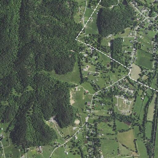 Above-ground natural gas line leak on White Oak Road