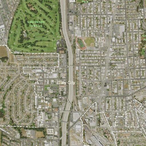 Traffic collision on Eastmoor Avenue in Daly City