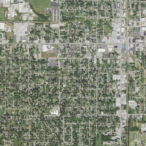 78-year-old man bleeding from leg wound in Marion garage