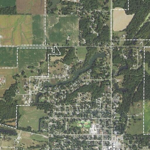Man with back spasms on floor near Carterville