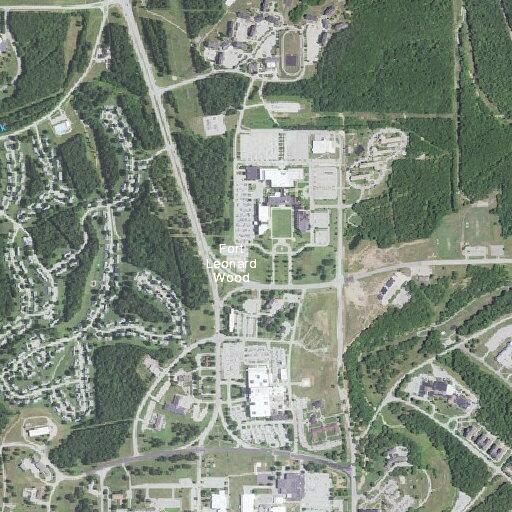 Crash and roadway debris near Fort Leonard Wood gate