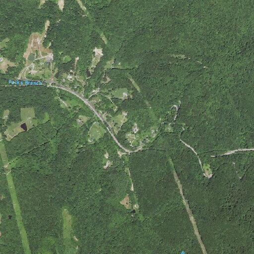 Jackknifed tractor trailer blocks Pax Branch Road