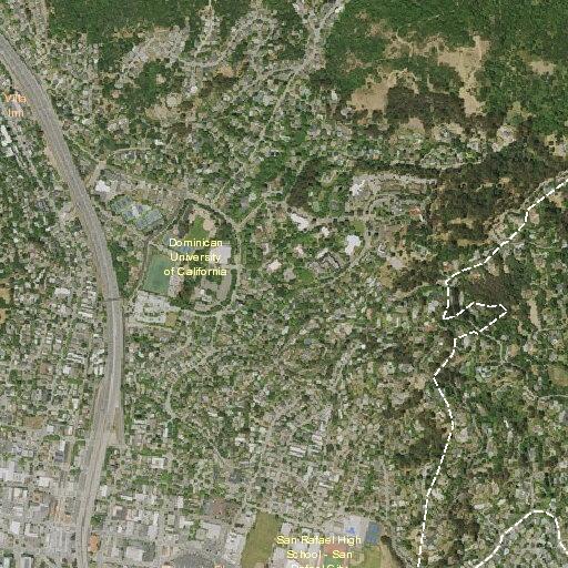 Fire response near Bell Avenue in San Rafael