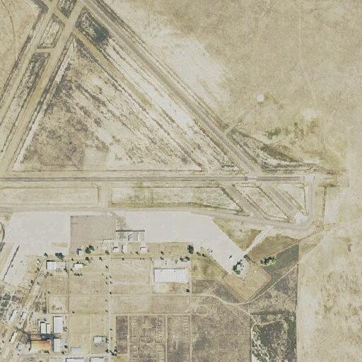 Suspicious blue car in airport parking lot