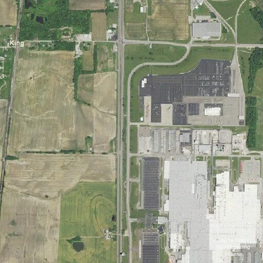 Vehicle off roadway in property damage crash