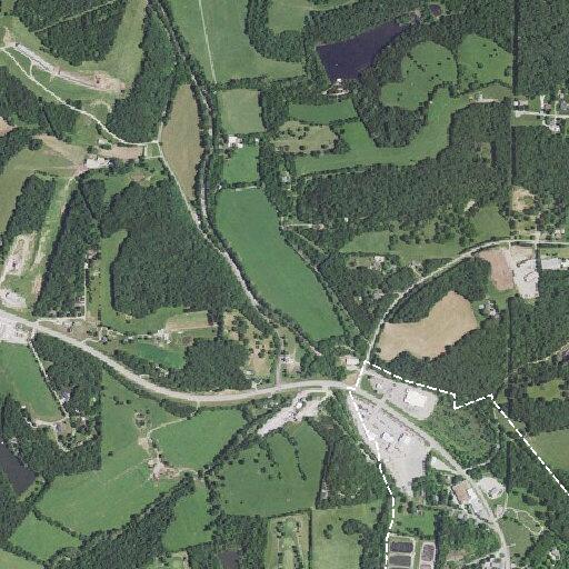 Vehicle possibly off road into trees near Missouri 100