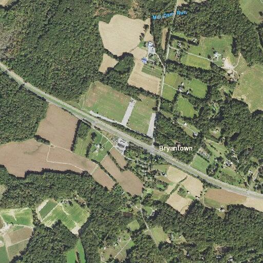 Vehicle fire near Bryntown Post Office in Bryantown