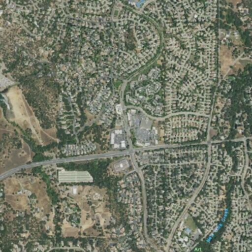 Flooding near Francisco Drive and Village Center Drive