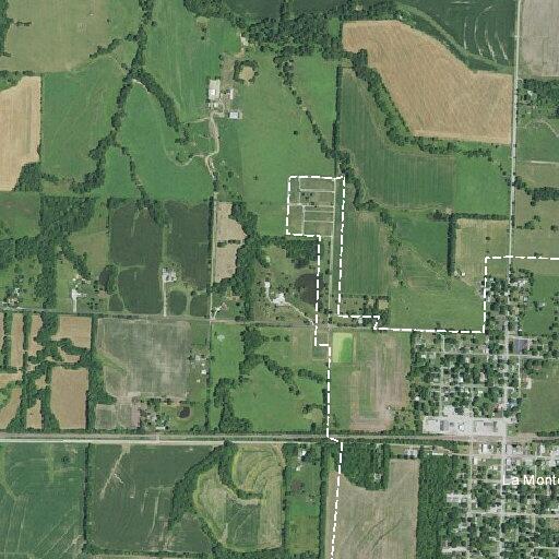 Controlled burn near cemetery in La Monte