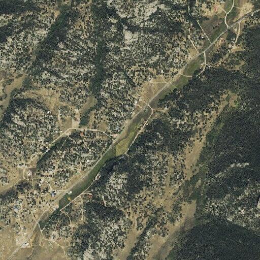Medical unit stages at active wildfire area