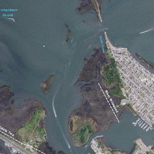 Capsized boat reported near Post Creek in Wildwood