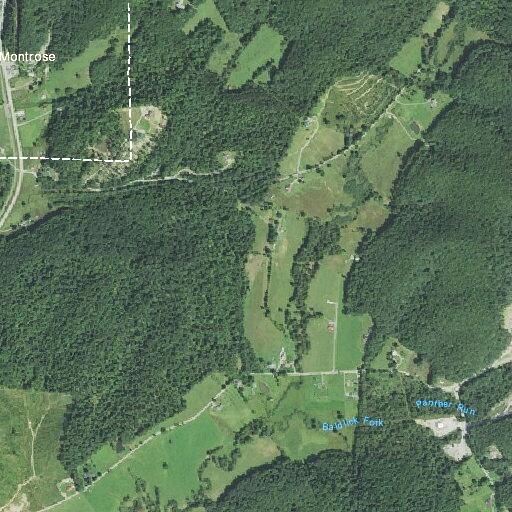Disabled vehicle partially blocking Cherry Fork Road