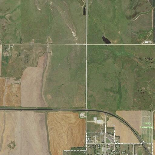 Low hanging power pole reported near Lucas