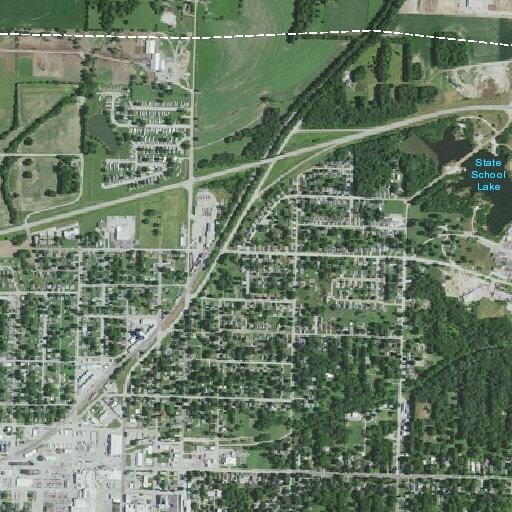 Grass fire reported near trailer park on North Odell