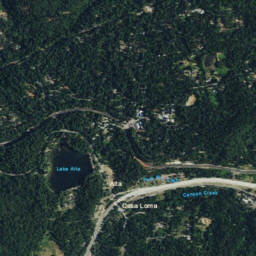 Person blocking survey work on Canyon Mine Road