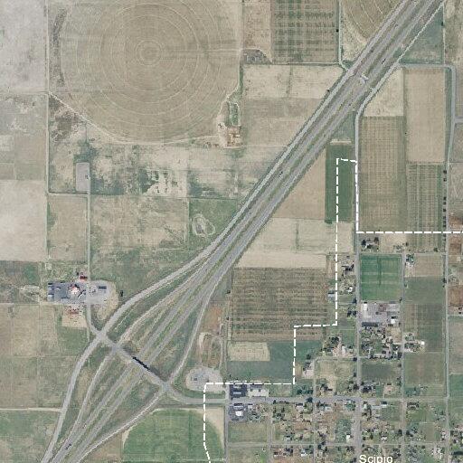 Fire reported along I-15 northbound near Scipio