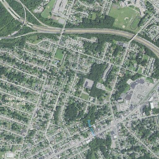 Past residential burglary on George Avenue