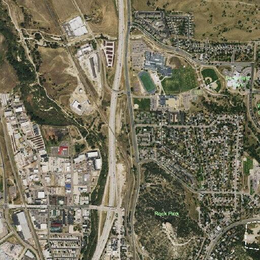 Smoke reported in brush at Rock Park