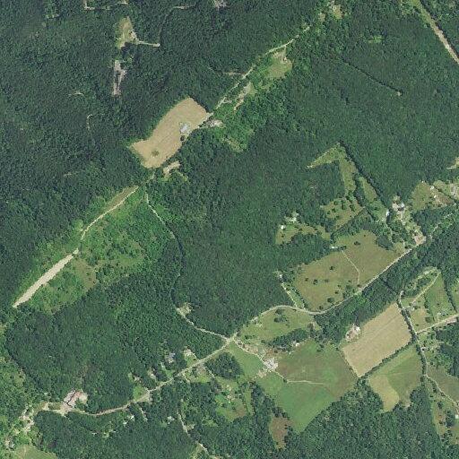 Unoccupied car over embankment on Jersey Mountain Rd
