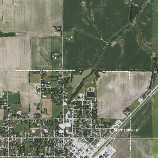 Two-vehicle crash involving car and semi in Morrisonville